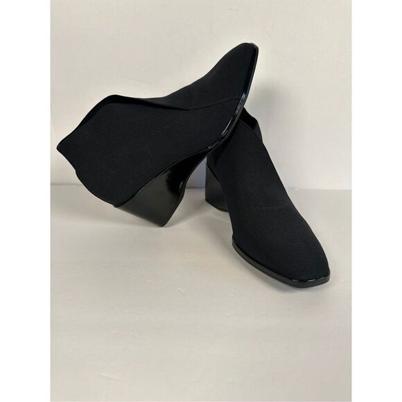 Aerosoles Anina Ankle Wedge Booties sz 8 Black - Picture 1 of 11